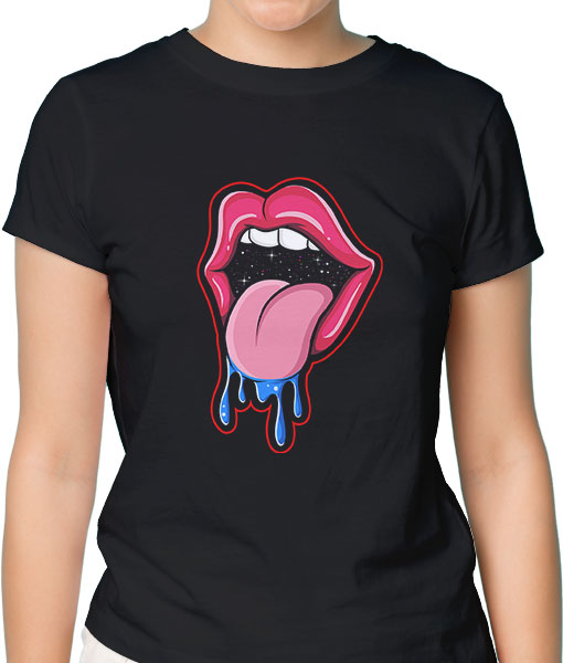 Дамска тениска с щампа Цветно лято F13037 - TShirtArtShop.com