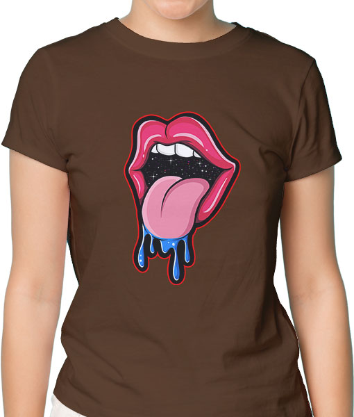 Дамска тениска с щампа Цветно лято F13037 - TShirtArtShop.com