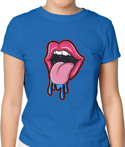 Дамска тениска с щампа Цветно лято F13037 - TShirtArtShop.com