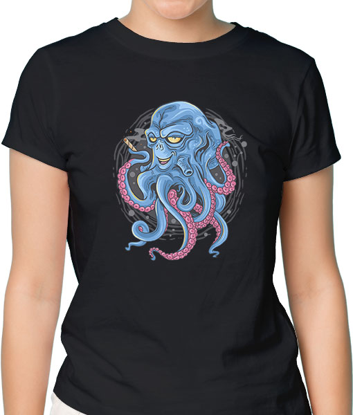 Дамска тениска с щампа Цветно лято F15032 - TShirtArtShop.com