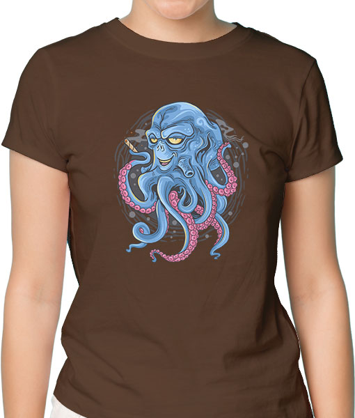 Дамска тениска с щампа Цветно лято F15032 - TShirtArtShop.com