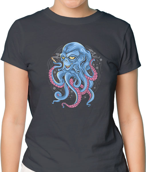 Дамска тениска с щампа Цветно лято F15032 - TShirtArtShop.com