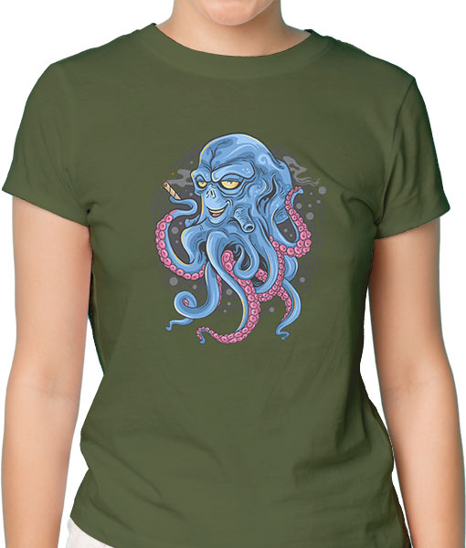 Дамска тениска с щампа Цветно лято F15032 - TShirtArtShop.com
