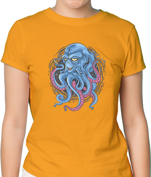Дамска тениска с щампа Цветно лято F15032 - TShirtArtShop.com