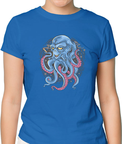 Дамска тениска с щампа Цветно лято F15032 - TShirtArtShop.com