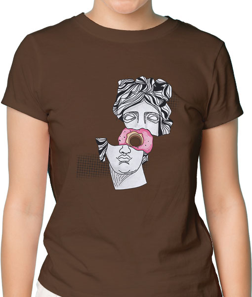 Дамска тениска с щампа Цветно лято F15033 - TShirtArtShop.com