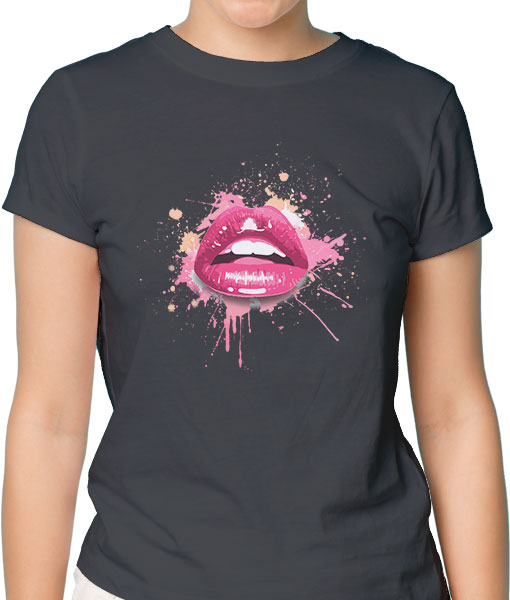 Дамска тениска с щампа Цветно лято F16033 - TShirtArtShop.com