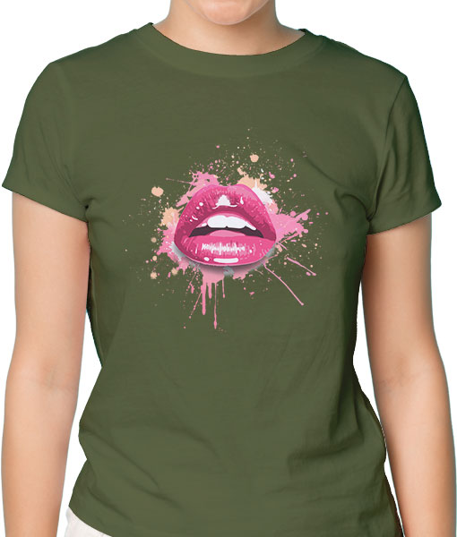 Дамска тениска с щампа Цветно лято F16033 - TShirtArtShop.com