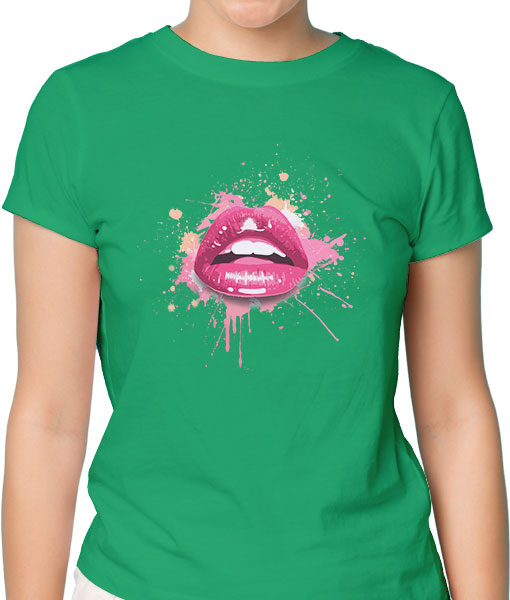 Дамска тениска с щампа Цветно лято F16033 - TShirtArtShop.com