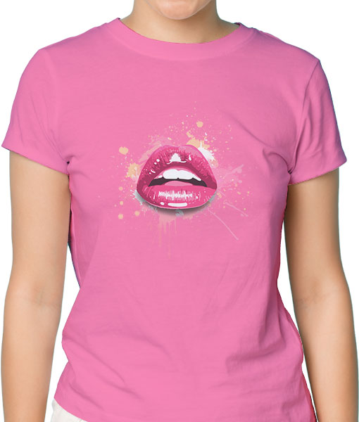 Дамска тениска с щампа Цветно лято F16033 - TShirtArtShop.com