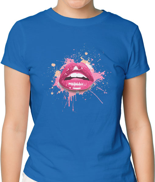 Дамска тениска с щампа Цветно лято F16033 - TShirtArtShop.com