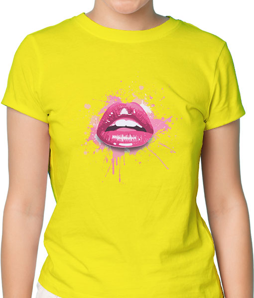 Дамска тениска с щампа Цветно лято F16033 - TShirtArtShop.com