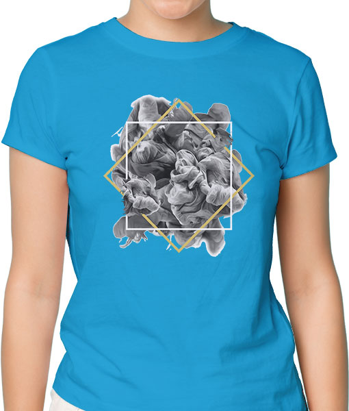 Дамска тениска с щампа Цветно лято Color2 - TShirtArtShop.com