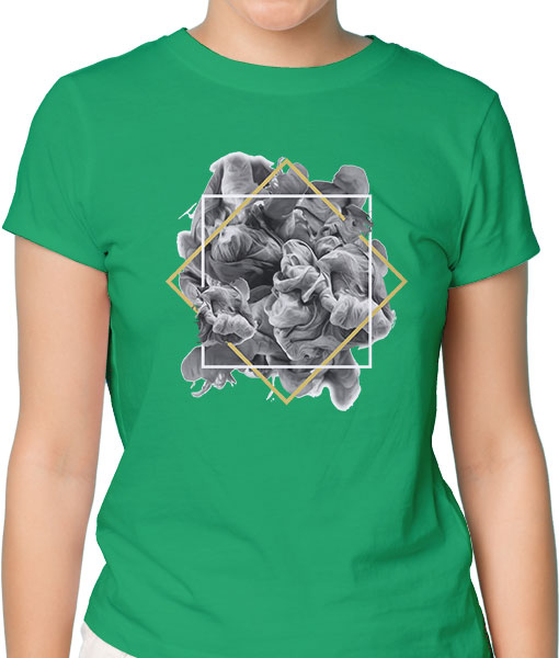 Дамска тениска с щампа Цветно лято Color2 - TShirtArtShop.com