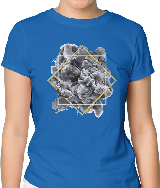 Дамска тениска с щампа Цветно лято Color2 - TShirtArtShop.com