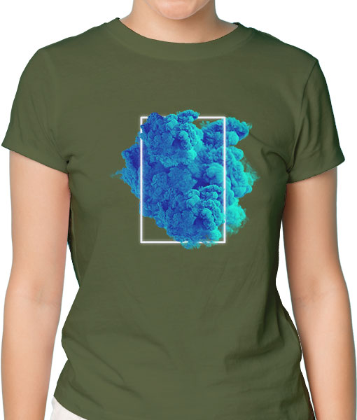 Дамска тениска с щампа Цветно лято Color3 - TShirtArtShop.com