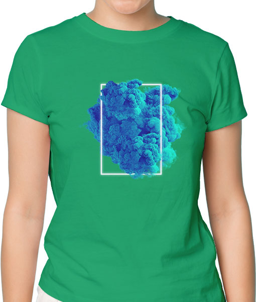 Дамска тениска с щампа Цветно лято Color3 - TShirtArtShop.com