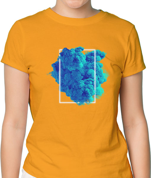 Дамска тениска с щампа Цветно лято Color3 - TShirtArtShop.com