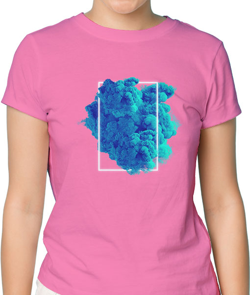 Дамска тениска с щампа Цветно лято Color3 - TShirtArtShop.com