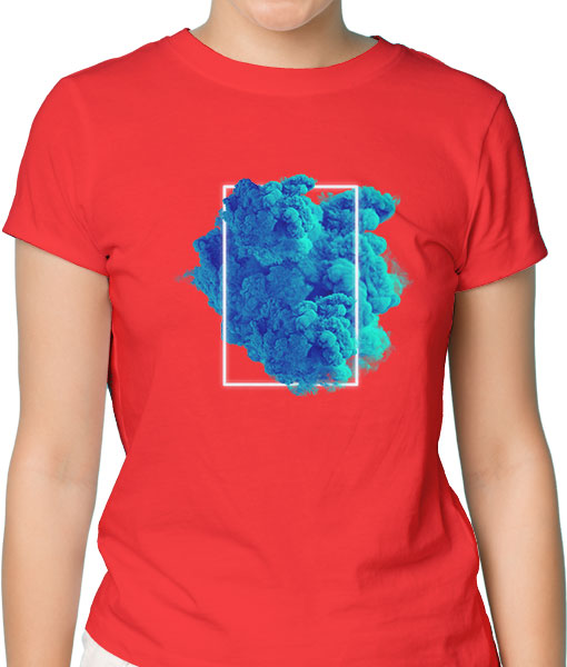 Дамска тениска с щампа Цветно лято Color3 - TShirtArtShop.com