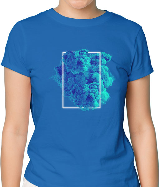 Дамска тениска с щампа Цветно лято Color3 - TShirtArtShop.com