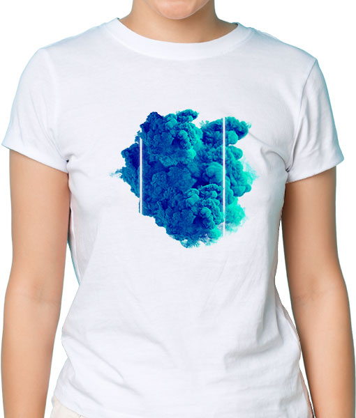 Дамска тениска с щампа Цветно лято Color3 - TShirtArtShop.com