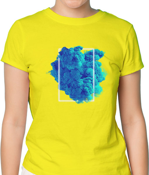 Дамска тениска с щампа Цветно лято Color3 - TShirtArtShop.com
