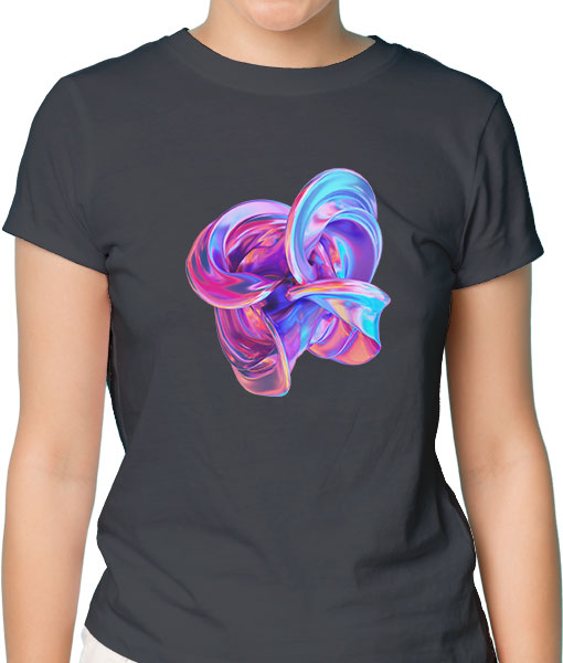 Дамска тениска с щампа Цветно лято Color4 - TShirtArtShop.com