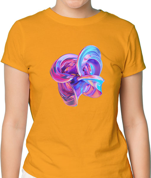 Дамска тениска с щампа Цветно лято Color4 - TShirtArtShop.com