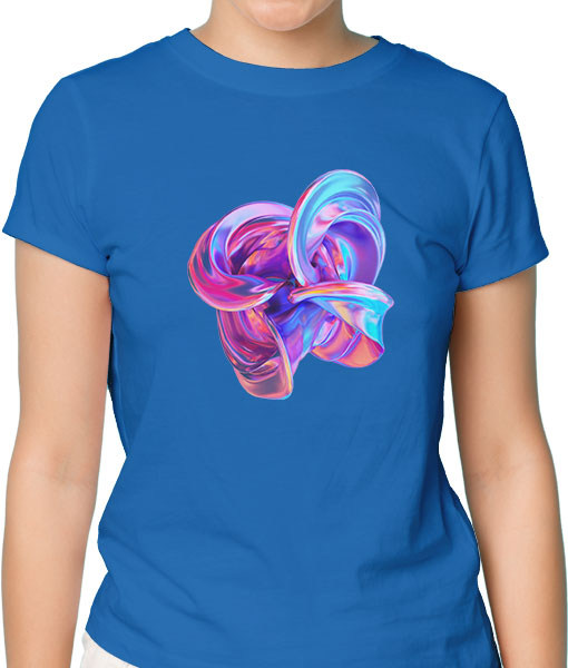 Дамска тениска с щампа Цветно лято Color4 - TShirtArtShop.com