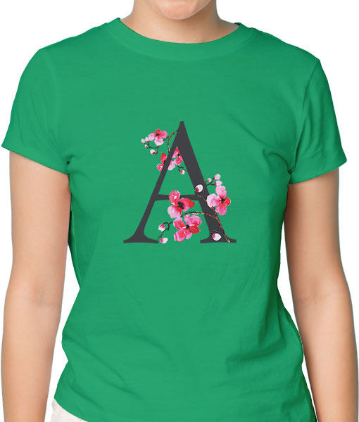 Дамска тениска с щампа Цветно лято Floral-A - TShirtArtShop.com