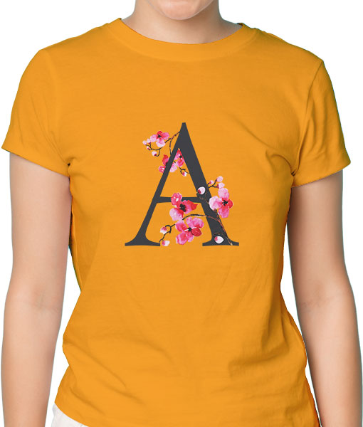 Дамска тениска с щампа Цветно лято Floral-A - TShirtArtShop.com