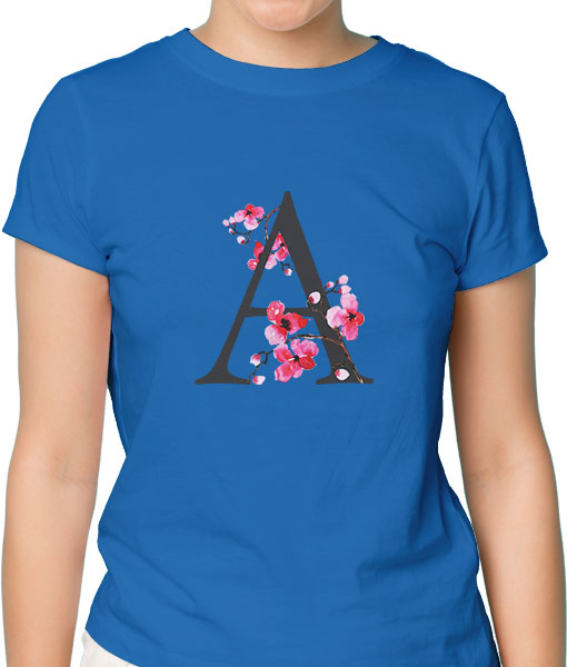 Дамска тениска с щампа Цветно лято Floral-A - TShirtArtShop.com