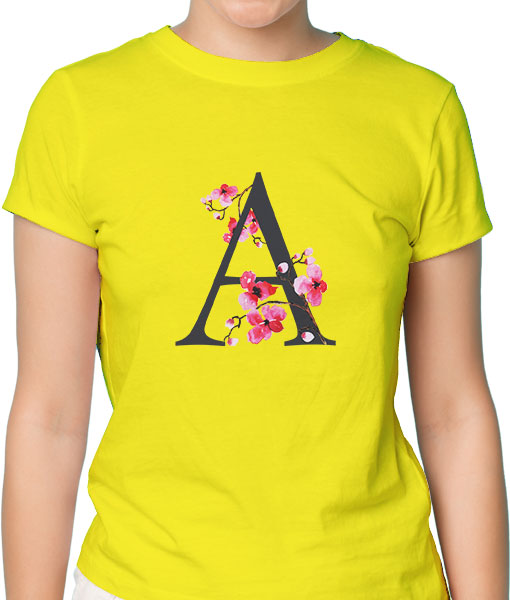 Дамска тениска с щампа Цветно лято Floral-A - TShirtArtShop.com