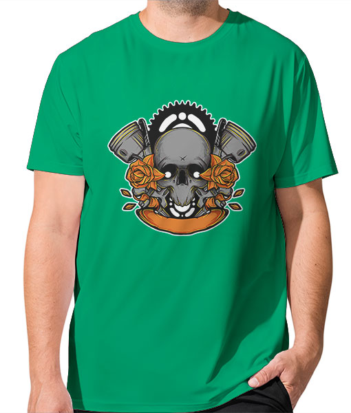 Мъжка тениска Цветно лято череп - TShirtArtShop.com