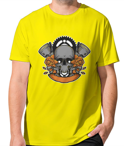 Мъжка тениска Цветно лято череп - TShirtArtShop.com
