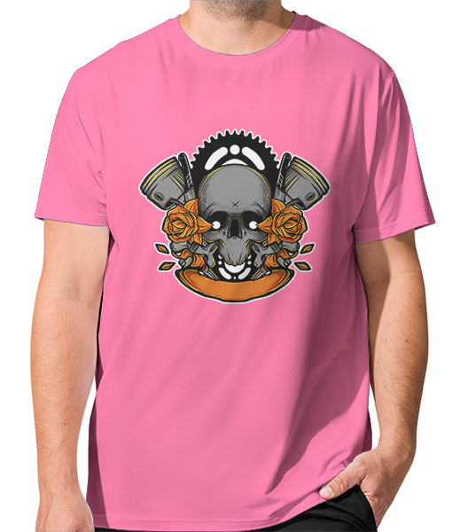 Мъжка тениска Цветно лято череп - TShirtArtShop.com