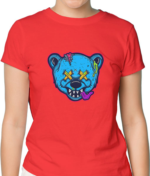 Дамска тениска с щампа Готика F13034 - TShirtArtShop.com