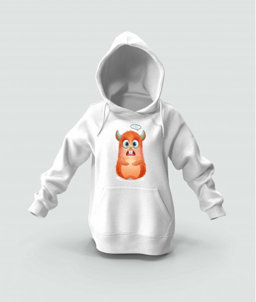 Детско худи с щампа Cute monster V