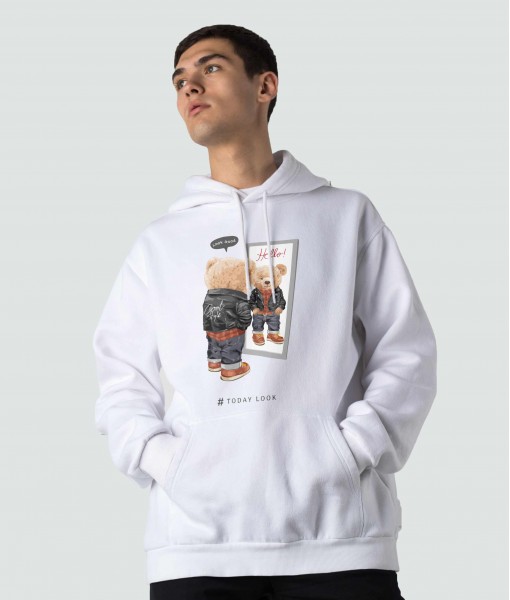 Мъжко худи с щампа Cool style bear