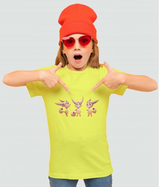 Детска тениска с щампа Животни Foxy - TShirtArtShop.com