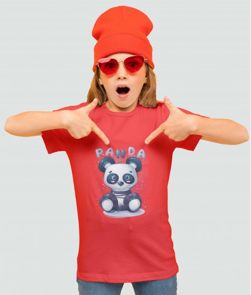 Детска тениска с щампа Животни Baby panda - TShirtArtShop.com