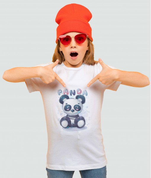 Детска тениска с щампа Животни Baby panda - TShirtArtShop.com