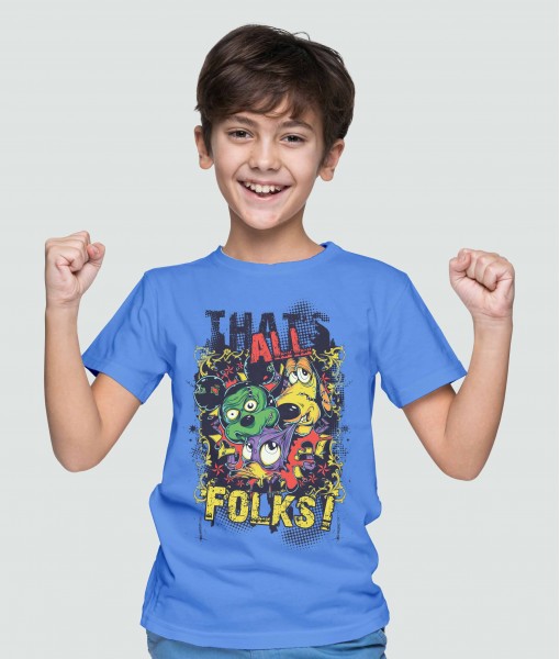 Детска тениска с щампа Животни That`s all folks - TShirtArtShop.com
