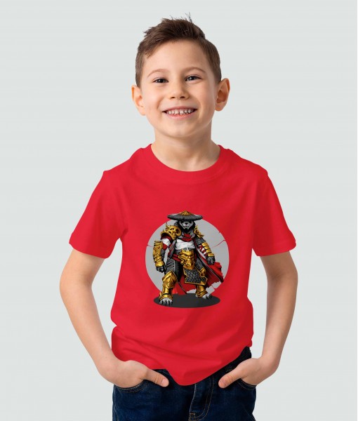 Детска тениска с щампа Животни Panda samurai - TShirtArtShop.com