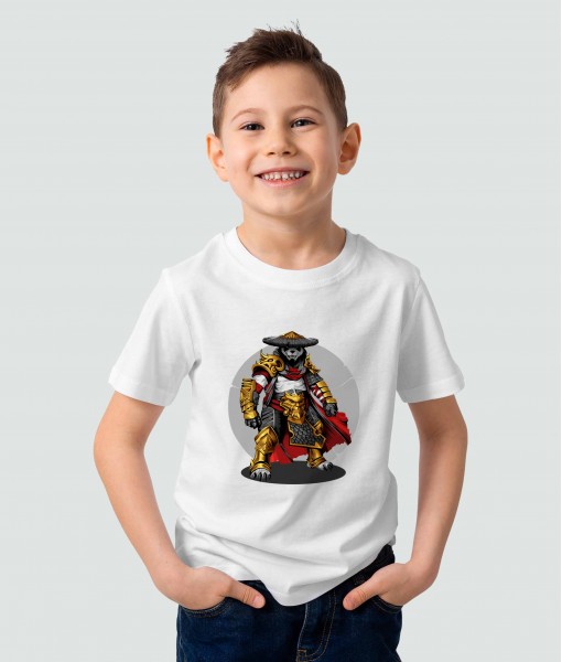 Детска тениска с щампа Животни Panda samurai - TShirtArtShop.com