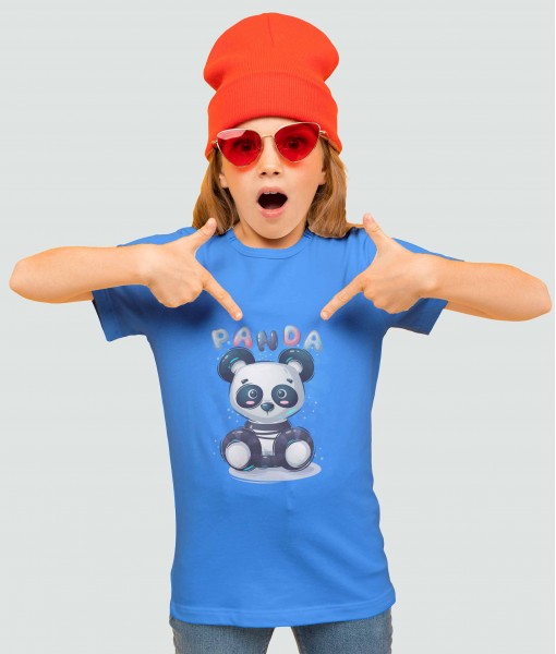 Детска тениска с щампа Животни Baby panda