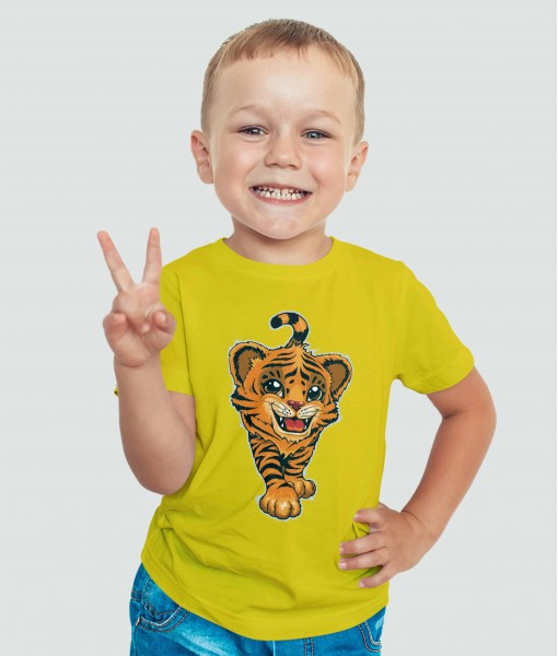 Детска тениска с щампа Животни Small tiger