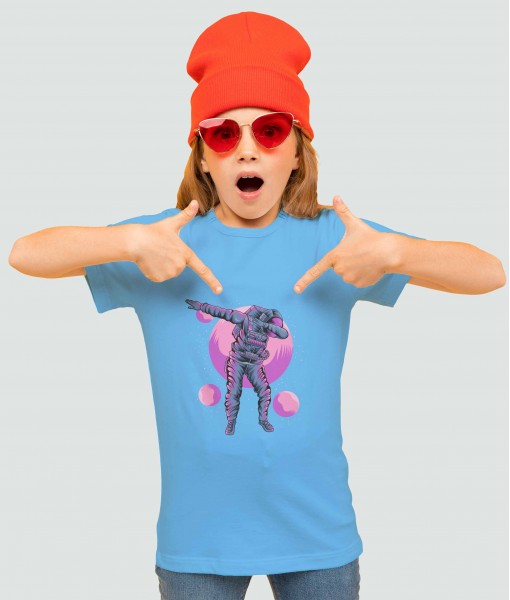 Детска тениска с щампа Анимации Astronaut dab pose girls - TShirtArtShop.com