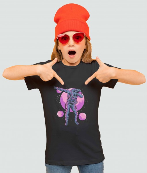 Детска тениска с щампа Анимации Astronaut dab pose girls